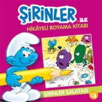 Büyülü Fener Yayınları Şirinler İle Hikaye Boyama Kitabı - Şirinler Salatası