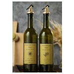 BÜYÜLÜ HOME 2 Li Gold Tıpali Gold Etiketli Amber 750 ml Zeytinyağı Ayçiçek Yağı Cam Yağlık Yağdanlık Stantsız