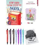 Büyülü Parmak ve Kitap Kurdu Olmak İstemeyen Maya 2'li Set - Kalem