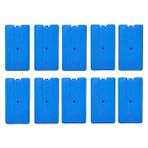 Buz Aküsü Buz Kasedi Ice Box 10NANLU Set 370 ml x 10, Ankanorm, Mavi - Ahşap