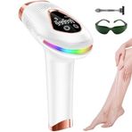 Buz Başlıklı IPL Lazer Epilasyon Aleti, 999.999 Atım Uzun Ömürlü, 9 Kademe Enerji Ayarı, 16.5J Güçlü Işık Teknolojisi, Dijital Ekranlı Tasarım, Kadın ve Erkekler İçin Ağrısız Ev Tipi Epilasyon Cihazı
