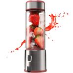 Buz Kırıcı Blender, 4 Adet Paslanmaz Çelik Bıçaklı Tasarım, Güçlü Buz Kırıcı Motor, 450 Ml Geniş Hazneli, Uzun Şarj Ömrü, Kolay Temizlenebilir, Şarjlı Mutfak Spor Diyet İçin Smoothie Blender