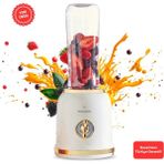 Buz Kırıcı Blender Seti, 2 Şişe, Dayanıklı Tritan, Güvenilir Türkiye Garantili - Altın