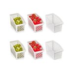 Buzdolabı içi Düzenleyici Dolap içi Düzenleyici Organizer Jumbo 6 Siyah