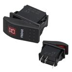 Buzdolabı Sembollü Işıklı 3 Pinli On-Off 12-24V Marin Switch
