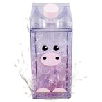 buzdolabı suyu saklama kutusu | 400ml Sızdırmaz Şeffaf Su Kutusu Süt Karton Şekilli İçecek Kabı | Mutfak, Daire, Çiftlik Evi, Seyahat için Taşınabilir İçecek Depolama