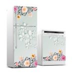 Buzdolabı Ve Bulaşık Makinası Beyaz Eşya Sticker Kaplama 3d Flowers