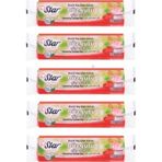 Büzgülü Çöp Torbası / Poşeti - Büyük Boy 65x70 - Çilek Kokulu - 5 Rulo 50' Li