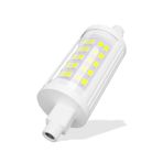 BVCL 78 mm R7s LED Ampul, Değiştirilemez, 10 W 1000 lm, 100 W Halojen Lambaya Eşdeğer, Projektör için, Güvenlik Aydınlatması, Peyzaj Aydınlatması (Renk: Havalı Beyaz, Boyut: 1 adet)