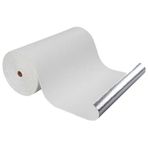 BVCL Kendinden Yapışkanlı Duvar Kağıdı Yalıtımlı ve Su Geçirmez, Malzeme XPE Köpük 5 mm Duvar Minderi, Nem Geçirmez ve Ses Emici(Beyaz, 50 cm x 50 m)