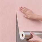 BVCL Kendinden Yapışkanlı Duvar Kağıdı Yalıtımlı ve Su Geçirmez Malzeme XPE Köpük 5 mm Duvar Minderi, Nem Geçirmez ve Ses Emicidir (Pink,50 cm x 20 m)