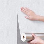 BVCL Kendinden Yapışkanlı Duvar Kağıdı Yalıtımlı ve Su Geçirmez XPE Köpük Malzeme 5 mm Duvar Minderi, Nem Geçirmez ve Ses Emici(Beyaz, 50 cm x 1 m)