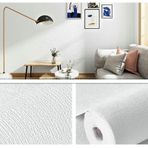 BVCL Kendinden yapışkanlı izolasyon duvar kağıdı rulosu, yalıtım duvar kağıdı, 5 mm köpük duvar paneli, neme dayanıklı, iç mekan duvar kaplaması için (beyaz, 50 cm x 60 m)