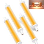 BVCL R7s Led Kısılabilir 118 mm, R7s 7,7 w Eşdeğer Halojen Ampul 118 mm 80 w, Aydınlatma 360° Kararlı Titreme Yok AC 220-240 v Lamba Direği (118 MM_4 ADET)