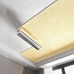 BVCL Su geçirmez kendinden yapışkanlı duvar kağıdı, ısı yalıtımlı, küflenmez ve neme dayanıklı, 5 mm darbeye dayanıklı yumuşak köpük kaplama (Sarı, 50 cm x 90 m)