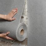BVCL Yalıtım duvar kağıdı 5 mm, kendinden yapışkanlı izolasyon, ısı ve ses yalıtımı köpük duvar panelleri | su geçirmez ve neme dayanıklı (gri, 50 cm x 40 m)