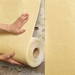 BVCL Yalıtım duvar kağıdı 5 mm, kendinden yapışkanlı izolasyon, ısı ve ses yalıtımı köpük duvar panelleri | su geçirmez ve neme dayanıklı (sarı, 50 cm x 70 m)