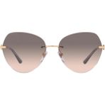 Bvlgari 6183 20143B 60-16 Kadın Güneş Gözlüğü - Altın