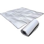 Bvoe Açık Kamp Folyo Piknik Matı - Gümüş Gri (Yurt Dışından) - 2 x 1.5 m