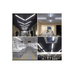 Bvs Elektronik 40 Watt Beyaz Işık Yatay Led Bant Armatür Tavan Aydınlatma 120 Cm Led Armatür 2 ' li Paket