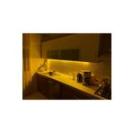 Bvs Elektronik Mutfak Tezgah Üstü İçin 2 m Amber Şerit Led +12v Adaptör Tak Çalıştır Aç Kapa Anahtar 3 Çip 2 m