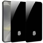 BWEDXEZ 2 paket 360 derece gizlilik ekran koruyucu Samsung Galaxy S24 artı anti-casus 4 taraf yumuşak Film 6.7 inç destek parmak kilidini