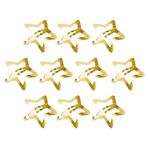 BWESOO 10 Adet Altın Yıldız Saç Klipleri Metal Çıtçıtlı Saç Klipleri Saç Tokası Saç Yan Kelepçeleri Headdress Sevimli Saç Aksesuarları Kadınlar Kızlar Çocuklar için, Yıldız Çıtçıtlı Saç Klipleri