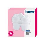 BWT Filtre kartuşu Yumuşak Filtrelenmiş Su EKSTRA - Daha iyi kireç koruması ve daha fazla keyif - Akıllı olun ve plastik şişelerden tasarruf edin - sette 3 parça, 814873