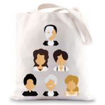 BWWKTOP Hayalet Müzikal Tote Çanta Müzikal Tiyatro Hediyeler Phantom Müzikal Tuval Çantası Broadway Müzikal Eşyalar, Erkekler Maskesi, Large