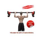 BX Çift Ayaklı 92-120CM Kapı Arası Barfiksi Koridor Arası Barfix Demiri - Koridor Barfixi