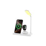 BXMW8 3’ü 1 15W Kablosuz MagSafe Şarj Standı Telefon TWS Kulaklık Akıllı Saat iPhone AirPods App
