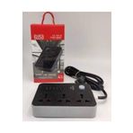 BY A.D.M 6 Usb Çıkışlı 4.1a Auto Usb Port Hızlı Şarjlı Akım Koruyuculu 3 Priz ADM9090
