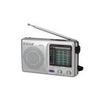 BY A.D.M KK9 Tüm Bant Taşınabilir Radyo Çok Fonksiyonlu Mini Radyo FM