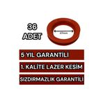 BY AKSAN 47 MM Silikon Conta Kiremit Kırmızı Vakum Tüplü Güneş Enerjisi Contası 36 Adet