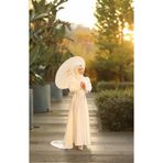 By Atelier Beyaz Bella Kuyruklu Nikah Elbisesi