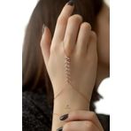 By Barun Silver Rose Beyaz Taşlı Ok Model Gümüş Şahmeran