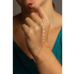 By Barun Silver Rose Beyaz Taşlı Yıldızlı Şahmeran