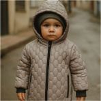 by BebekOdam Unisex Vizon Içi Peluş Kapitoneli Mont - 1016222 - 3 Yaş