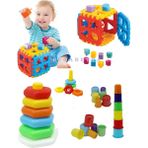 by Caretta Altıgen Halkalar Bardak Kule Bultak Puzzle Eğitici Zeka Geliştirici Set
