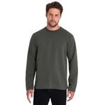 BY COMEOR Çift Bisiklet Yaka Standart Rahat Kesim Erkek Haki Sweatshirt S
