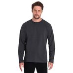 BY COMEOR Çift Bisiklet Yaka Standart Rahat Kesim Erkek Sweatshirt (Antrasit, M)