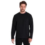 BY COMEOR Çift Bisiklet Yaka Standart Rahat Kesim Erkek Sweatshirt (Siyah, M)