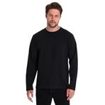 BY COMEOR Çift Bisiklet Yaka Standart Rahat Kesim Erkek Sweatshirt (Siyah, XL)