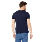 BY COMEOR Erkek Basıc Slim Fit Pamuklu Kısa Kollu V Yaka T-shirt (Lacivert, M)