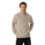 BY COMEOR Erkek Bej Basic Kapüşonlu Regular Fit Normal Kesim 2 İplik Kumaş Günlük Sweatshirt S