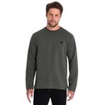 BY COMEOR Erkek Çift Bisiklet Yaka Baskı Detaylı Standart Rahat Kesim Sweatshirt CMRE72 (Haki, XL)