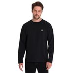 BY COMEOR Erkek Çift Bisiklet Yaka Baskı Detaylı Standart Rahat Kesim Sweatshirt CMRE72 (Siyah, 2XL)