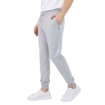 BY COMEOR Erkek Eşofman Altı Cepli Standart Fit Rahat Kalıp (Gri, M)