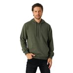 BY COMEOR Erkek Haki Basic Kapüşonlu Regular Fit Normal Kesim 2 İplik Kumaş Günlük Sweatshirt M