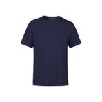 BY COMEOR Erkek Lacivert Slim Fit Pamuklu Kısa Kollu Bisiklet Yaka T-shirt 5XL